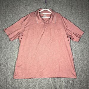 Men's Duluth Pressure Cooker Standard Fit Pocket Polo Light Red 2XL Heather